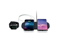 Thumbnail for MOPHIE Dual Wireless Charging Pad - Fabric Universal Wireless Charger - Black (409903637), Charge Up To 3 Devices, Made for Qi-Enabled Devices