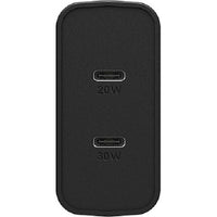 Thumbnail for OTTERBOX 50W USB-C Fast Charge Dual Port Wall Charger - Black Shimmer