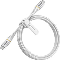 Thumbnail for OTTERBOX USB-C To USB-C 1 Meter Fast Charge USB 2.0 / USB PD Cable - Premium - Cloud Sky White ( USB C To USB C ) - Proven rugged, tough