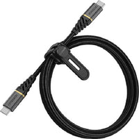 Thumbnail for OTTERBOX USB-C to USB-C Fast Charge Cable  Premium ( 78-52678 ) - Glamour Black - Proven rugged, tough