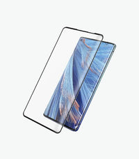 Thumbnail for PANZER GLASS Screen Protector - Case Friendly - For Oppo Find X2 neo Full Frame Coverage, Rounded Edges, Crystal Clear, Anti Bacterial