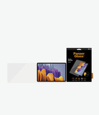 Thumbnail for PANZER GLASS Screen Protector - Case Friendly - For Samsung Galaxy Tab S7 - Full Frame Coverage, Rounded Edges, Crystal Clear, Anti Bacterial,