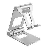 Thumbnail for BRATECK Aluminium Foldable Stand Holder for Phones and Tablets- Silver