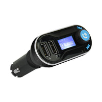 Thumbnail for mbeat Bluetooth Hands-free Car Kit 2.1A Charging Port - BT/FM Music Transmitter/Play Back USB Desk/SD Card Music/Built-in 2.1 A Smart Charge USB
