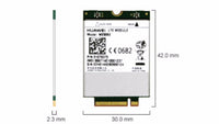 Thumbnail for HUAWEI 4G LTE Int Modem MU906E 4G LTE for LeaderTab W150,W170