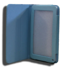 Thumbnail for LeaderTab7 Folio Case Blue Faux Leather. Camera hole rear