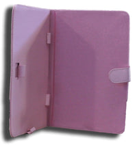 Thumbnail for LeaderTab7 Folio Case Pink Faux Leather. Camera hole rear