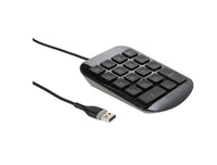 Thumbnail for Targus Numeric Keypad with USB Corded, Fits PC/Mac/Chrome - Full size 19mm keys / Wired Keyboard - Black