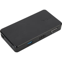 Thumbnail for Targus USB 3.0 & USB-C Dual Travel Dock Connects 2 monitors, 1x HDMI 1x VGA, Supports Projectors and HDTVs, PCs, Macs, and Android Devices