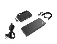 Thumbnail for LENOVO ThinkPad Hybrid USB-C with USB-A Dock - Docking station - USB-C - 2 x HDMI, 2 x DP - GigE - 135 Watt - for Tablet 10; ThinkPad E480; L380; L380