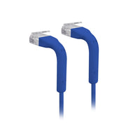 Thumbnail for UBIQUITI patch cable with both end bendable RJ45 0.22m - Blue