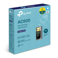 Thumbnail for TP-Link Archer T2U AC600 Wireless Dual Band USB Adapter 2.4GHz (150Mbps) 5GHz (433Mbps) 1xUSB2 802.11ac 1x Omni Directional Antenna WPS button
