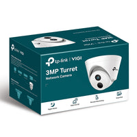 Thumbnail for TP-LINK VIGI C400HP-2.8 3MP Turret Network Camera, 2.8mm Lens, Smart Detection, Smart IR, WDR, 3D NDR, Night Vision, H.265+, PoE/12V DC
