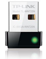 Thumbnail for TP-Link TL-WN725N N150 Nano Wireless N USB Adapter 2.4GHz (150Mbps) 1xUSB2 802.11bgn Internal Antenna miniature design for Notebook Laptop