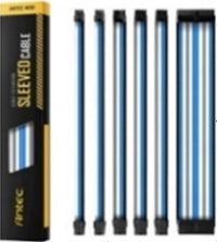 Thumbnail for ANTEC PSU - Sleeved Extension Cable Kit V2 - Blue / White / Black . 24PIN ATX, 4+4 EPS, 8PIN PCI-E, 6PIN PCI-E, Compatible with Standard PSU