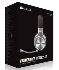 Thumbnail for Corsair Virtuoso Wireless RGB SE Espresso 7.1 Headset. High Fidelity Ultra Comfort, Broadcast Grade 9.5mm Microphone, USB and 3.5mm