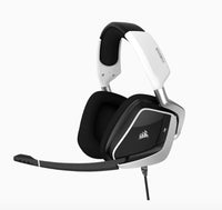 Thumbnail for Corsair VOID Elite White USB Wired Premium Gaming Headset with 7.1 Audio, Headphone Frequency Response 20Hz - 30 kHz