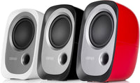 Thumbnail for Edifier R12U USB Compact 2.0 Multimedia Speakers System Red - 3.5mm AUX/USB/Ideal for Desktop,Laptop,Tablet or Phone