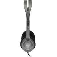 Thumbnail for LOGITECH H110 Stereo Headset Over-the-head Headphone 3.5mm Versatile Adjustable Microphone for PC Mac LS