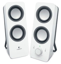 Thumbnail for LOGITECH Z200 Multimedia Speakers Snow White 10W RMS 3.5mm Jack Volume Bass Power Control Node - Ideal for Notebook Laptop Desktop PC