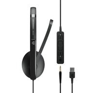 Thumbnail for SENNHEISER | Sennheiser ADAPT 135T USB II On-ear, single-sided USB-A headset with 3.5 mm jack and detachable USB cable with in-line call control