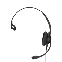 Thumbnail for Sennheiser SC230 Wide Band Monaural headset with Noise Cancelling mic - high impedance for standard phones, Easy D - Requires Easy Disconnect Cable