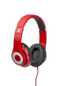 Thumbnail for VERBATIM Over-Ear Stereo Headset - Red Headphones - Ideal for Office, Education, Business, SME, Suitable for PC, Laptop, Desktop