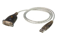 Thumbnail for ATEN USB to RS232 converter with 1m cable， 921.6 Kbps Transfer Rate, Compatible with Windows, Mac, Linux