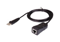 Thumbnail for ATEN USB to RJ-45 Serial (RS232) converter; Support Straight RJ45 Cable, 921.6 Kbps Data Transfer Rate; OS Compatibility: Windows, Mac, Linux