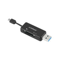 Thumbnail for MBEAT Ultra Dual USB Reader - USB 30 Card Reader plus Micro USB 20 OTG Reader - USB 30 SD/Micro SD card reader for PC/MAC