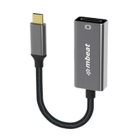 Thumbnail for MBEAT Tough Link 1.8m 4K USB-C to Display Port Cable - Converts USB-C to DisplayPort,4K@60Hz (3840×2160), Gold Plated, Aluminium, Nylon Braided Cable