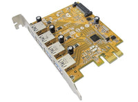 Thumbnail for SUNIX USB4300NS PCIE 4-Port USB 3.0 Card (SATA power connector)
