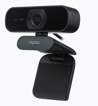 Thumbnail for RAPOO C260 Webcam FHD 1080P/HD720P, USB 2.0 Compatible Win7/8/10, Mac OS X 10.6 or above, Chrome OS and Android V5.0 or above - Ideal for TEAMS, Zoom