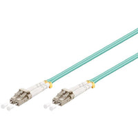 Thumbnail for Shintaro Fibre Patch Cable Multimode LC to LC OM3 Aqua 1m