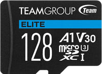 Thumbnail for TEAM ELITE uSDXC 128GB UHS-I U3 V30 A1 R/W up to 100/50MB/s Micro SD Card
