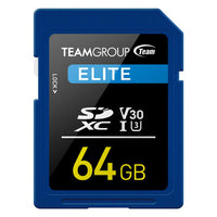 Thumbnail for Teamgroup Elite SDXC UHS-I U3 64GB High Speed Memory Card