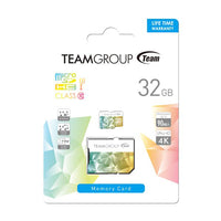 Thumbnail for TEAM Color Card II Micro SDHC UHS-1 U3 32G 90/45 R/W
