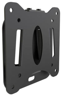 Thumbnail for Atdec AD-30100-WF Low Profile Fixed Wall Mount, Fixed Angle Mount. Max load 30kg. VESA 75x75 100x100 120x120. Black.