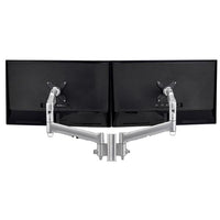 Thumbnail for Atdec AWM Dual monitor mount solution on a 135mm post - F Clamp - black