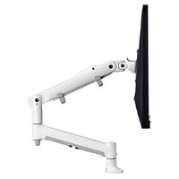 Thumbnail for Atdec AWM Single monitor arm solution - 618mm dynamic arm - 0-9 kg - single base - F Clamp - white