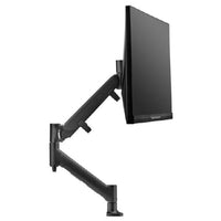 Thumbnail for Atdec Atdec Single monitor mount Dynamic monitor arm - in-built 180 rotation limiter - 6kg - 16kg- HD F Clamp - black