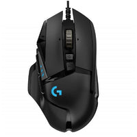 Thumbnail for Logitech Wired Gaming Mouse, Proteus Core G502, USB, Right Handed, 11 Programmable Buttons, DPI Switching, 1ms Report Rate