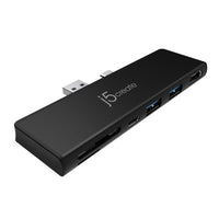 Thumbnail for J5create JCD324B Ultra-drive Mini-dock for Surface Pro 7  2xUSB 3.1 Gen / 1 x HDMI / PD 3.0 up to 60W/ Memory card reader