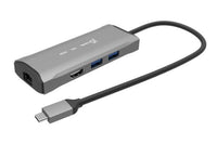 Thumbnail for J5create 4K60 Elite USB-C 3.2 10Gbps Travel Dock Compatible with USB4 devices USB-C to HDMI, USB-C, USB-Ax2, RJ-45