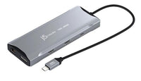 Thumbnail for J5create JCD397 4K60hz Elite USB-C Triple Mini Dock Compatible with USB4 devices USB-C to 2xHDMI, 1xDP, USB-Ax2, USB-Cx1, RJ-45, MicroSD card reader