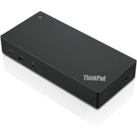 Thumbnail for REFURB Lenovo ThinkPad USB-C Dock Gen 2 USB 3.1 (3), USB 2.0 (2), Combo Audio Jack (1), 60w,  DisplayPort (2), HDMI (1), Gigabit Ethernet (1) 12M MMT