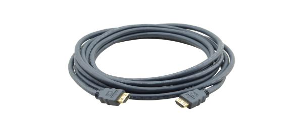 Kramer High-Speed HDMI Cable with Ethernet - 3.00m 10ft Max Resolution 4K@60Hz 4:4:4 Max Data Rate 18 Gbps 6Gbps p/c