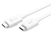 Thumbnail for J5create JUCX01 USB-C 3.1 to USB-C 70cm Coaxial cable Speeds up to 10 Gbps SuperSpeed+ & 20V/5A 100W power delivery