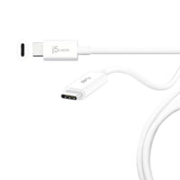 Thumbnail for J5create JUCX03 USB 3.1 USB-C to USB-C cable 90 cm Speeds up to 10 Gbps with an output of 20V 100W and 5A