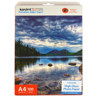 Thumbnail for 135gm A4 High Gloss Photo Paper 100 Sheets